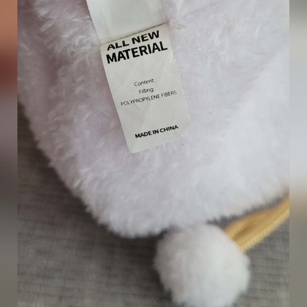 BT21/BTS K-Pop Chimmy Tatton Glitter Pouch, a plush drawstring pouch - Picture 9 of 12